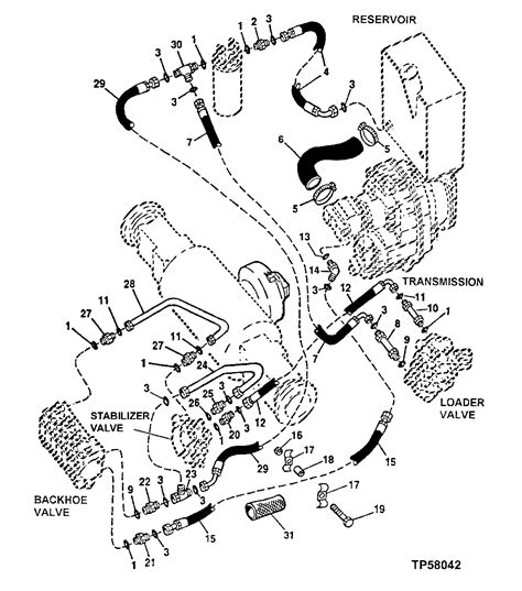 john deere hydraulic system parts